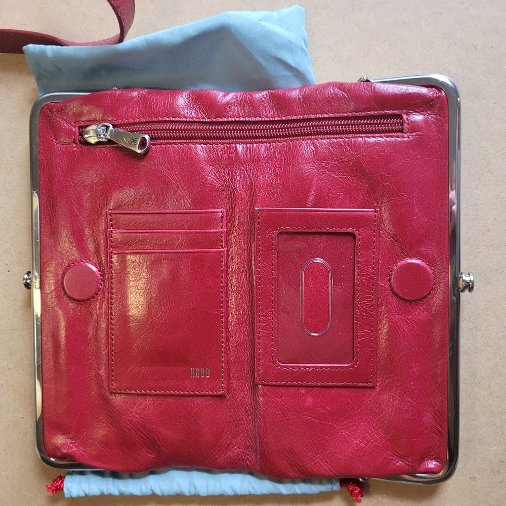 HOBO Red Leather Purse and Wallet - Picture 11 of 13